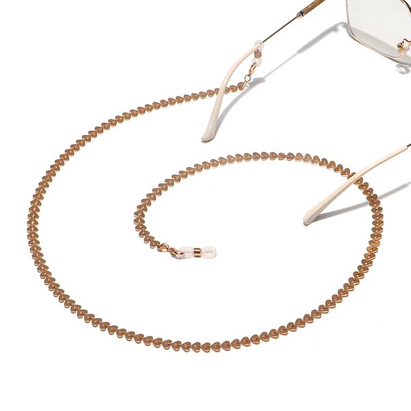 chic heart sequined reading chain holder gold color glasses chain straps sunglasses accessories
chic heart sequined reading chain holder gold color glasses chain straps sunglasses accessories