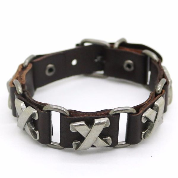 link, chain janeyacy 2021 accessories for men and women retro casual leather bracelet fashion punk, Black
link, chain janeyacy 2021 accessories for men and women retro casual leather bracelet fashion punk, Black