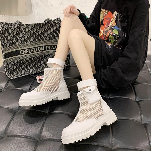 2021 new breathable crochet spring mesh nice ladies fashion digit round foot female boots fb74, Black
2021 new breathable crochet spring mesh nice ladies fashion digit round foot female boots fb74, Black