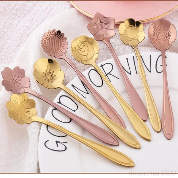 7 colors mixing stainless steel colorful coffee 8 kinds of flower shape tea spoon dhd2343
7 colors mixing stainless steel colorful coffee 8 kinds of flower shape tea spoon dhd2343