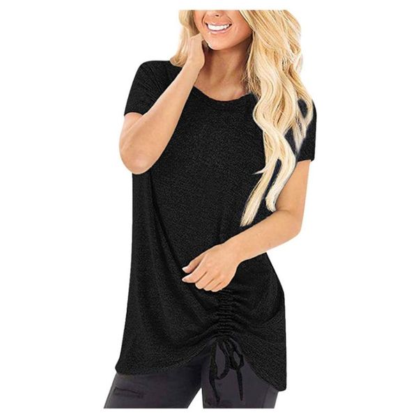 blouse women 2021 summer women's casual solid o neck loose short sleeve tunics blouses womens shirts big sizes, White
blouse women 2021 summer women's casual solid o neck loose short sleeve tunics blouses womens shirts big sizes, White