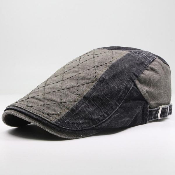 sboy hats hat men flat ivy cap summer spring golf driving cotton beret breathable outdoor accessory, Blue;gray
sboy hats hat men flat ivy cap summer spring golf driving cotton beret breathable outdoor accessory, Blue;gray
