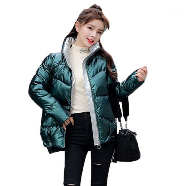 winter parkas jacket women 2020 thick warm short outerwear female stand collar loose cotton padded coat female basic y4611, Black
winter parkas jacket women 2020 thick warm short outerwear female stand collar loose cotton padded coat female basic y4611, Black