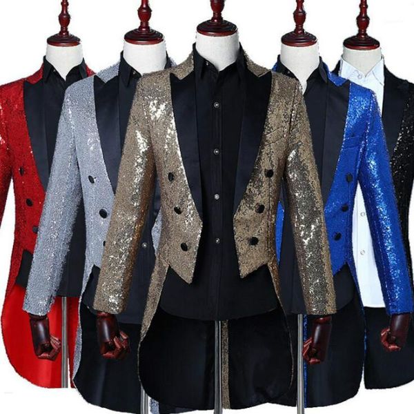 mens 2021 size new plus classic 5 color sequin dress jacket lapel tail coat tuxedo wedding groom stage singer men blazers suit1, White;black
mens 2021 size new plus classic 5 color sequin dress jacket lapel tail coat tuxedo wedding groom stage singer men blazers suit1, White;black
