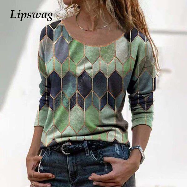 women vintage geometric print blouse shirt spring autumn new casual o-neck pullover lady long sleeve plus size blusa1, White
women vintage geometric print blouse shirt spring autumn new casual o-neck pullover lady long sleeve plus size blusa1, White
