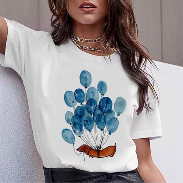 women's dachshund pug teckel funny t shirt girl harajuku cute dog t-shirt pit bull tshirt female animal graphic tees, White
women's dachshund pug teckel funny t shirt girl harajuku cute dog t-shirt pit bull tshirt female animal graphic tees, White