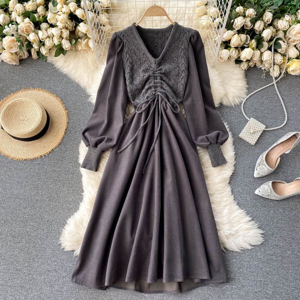 2021 new solid women up neck puff the line dressed autumn elastic crocheted dress slices 2ruz, Black;gray
2021 new solid women up neck puff the line dressed autumn elastic crocheted dress slices 2ruz, Black;gray