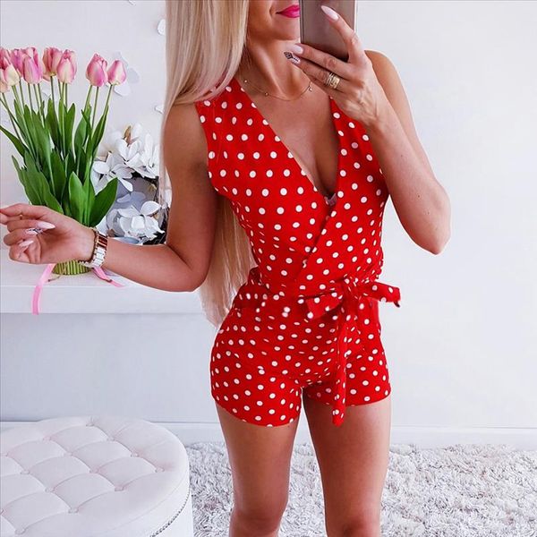 women casual jumpsuit fashion womens summer wave point sleeveless v neck easy jumpsuits short playsuit overalls for women, Black;white
women casual jumpsuit fashion womens summer wave point sleeveless v neck easy jumpsuits short playsuit overalls for women, Black;white