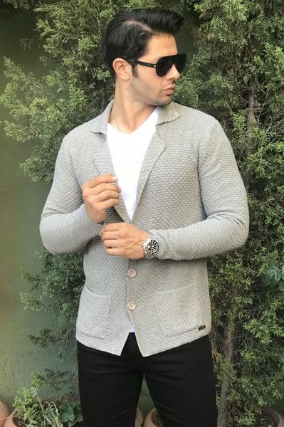 man cardigan knitwear grey slim fit 100% domestic production comfortable 100% cotton party young winter, White;black
man cardigan knitwear grey slim fit 100% domestic production comfortable 100% cotton party young winter, White;black