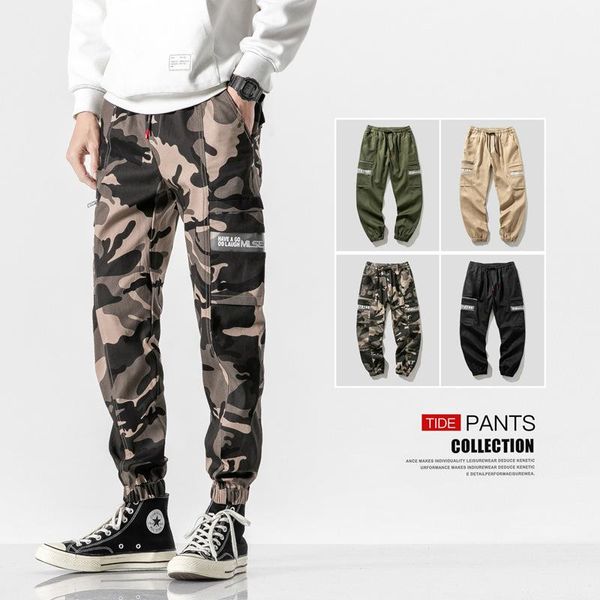 2020 autumn new pure cotton large size casual pants men's fashion camouflage trendy loose ankle-tied workwear pants generation, Black
2020 autumn new pure cotton large size casual pants men's fashion camouflage trendy loose ankle-tied workwear pants generation, Black