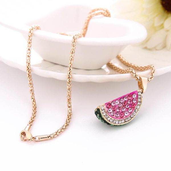 pendant necklaces otoky 2021 charm colorful watermelon sweater necklace collana jewelry drop mar13, Silver
pendant necklaces otoky 2021 charm colorful watermelon sweater necklace collana jewelry drop mar13, Silver
