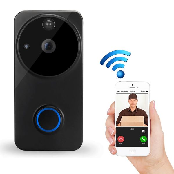 wf04 hd 720p security camera smart wifi intercom video doorbell support infrared night vision motion detection
wf04 hd 720p security camera smart wifi intercom video doorbell support infrared night vision motion detection