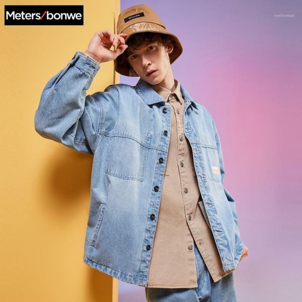 metersbonwe 2020 spring denim jacket men's retro casual lapel long sleeve shirt style bomber1 men's jackets, Black;brown
metersbonwe 2020 spring denim jacket men's retro casual lapel long sleeve shirt style bomber1 men's jackets, Black;brown