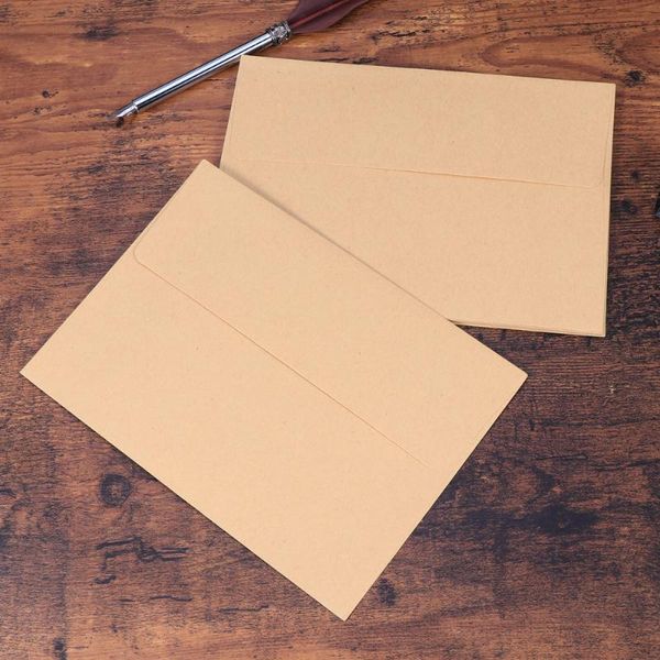 gift wrap 100pcs non-printed yellow kraft paper envelope plain color blank retro invitation letter postcard for writing
gift wrap 100pcs non-printed yellow kraft paper envelope plain color blank retro invitation letter postcard for writing
