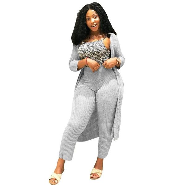 women's tracksuits gray women 2 piece set fashion suit 2021 long sleeve trench coat knitted two pants autumn clothes ladies
women's tracksuits gray women 2 piece set fashion suit 2021 long sleeve trench coat knitted two pants autumn clothes ladies