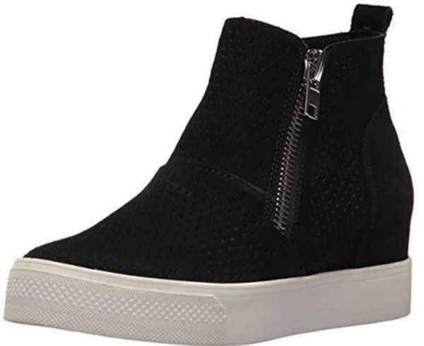 boots winter women ankle faux leather high heels wedges ladies hollow out breathable platform casual shoes zapatos mujer, Black
boots winter women ankle faux leather high heels wedges ladies hollow out breathable platform casual shoes zapatos mujer, Black