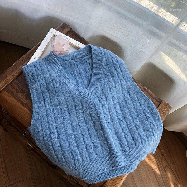 women's vests vest women solid loose korean student sleeveless knitted v-neck autumn sweater female coats simple outwear pullover 1, Black;white
women's vests vest women solid loose korean student sleeveless knitted v-neck autumn sweater female coats simple outwear pullover 1, Black;white