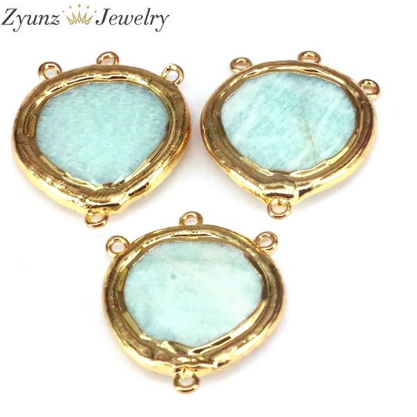 5pcs, faceted natural gems stone charm pendant, gold plated ite with 4 loops jewelry q1216, Silver
5pcs, faceted natural gems stone charm pendant, gold plated ite with 4 loops jewelry q1216, Silver