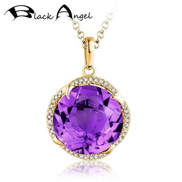 black angel fashion rose flower shaped amethyst cz gemstone 18k gold pendant necklace for women wedding jewelry christmas gift, Silver
black angel fashion rose flower shaped amethyst cz gemstone 18k gold pendant necklace for women wedding jewelry christmas gift, Silver