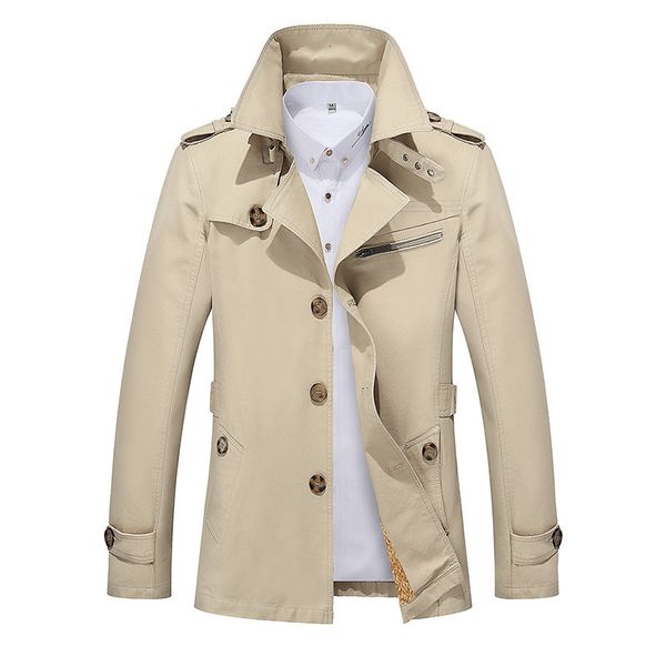 korean windbreaker and winter slim mid length coat cotton men's large autumn jacket fashion, Tan;black
korean windbreaker and winter slim mid length coat cotton men's large autumn jacket fashion, Tan;black