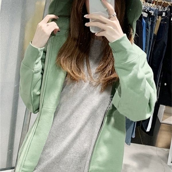 women's sweatshirt jacket autumn and winter long sleeve zipper jacket cotton solid color men and women coat 201204, Black
women's sweatshirt jacket autumn and winter long sleeve zipper jacket cotton solid color men and women coat 201204, Black