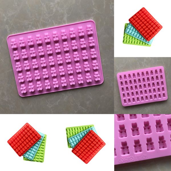 silicone 50 practical cavity cute bear gummy tray make chocolate candy ice jelly mold diy children cake tools wholesale
silicone 50 practical cavity cute bear gummy tray make chocolate candy ice jelly mold diy children cake tools wholesale