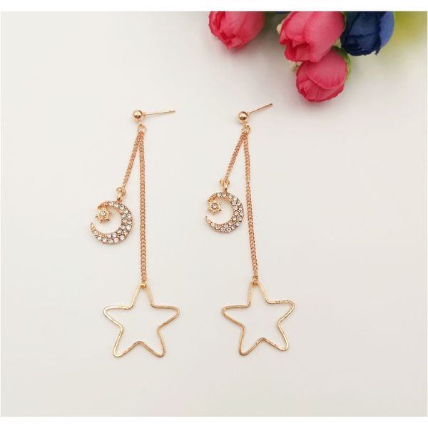 new korean charm pearl tassel crystal love heart star moon earrings for women long fashion drop earring pendientes mujer moda f wmtfqk, Silver
new korean charm pearl tassel crystal love heart star moon earrings for women long fashion drop earring pendientes mujer moda f wmtfqk, Silver