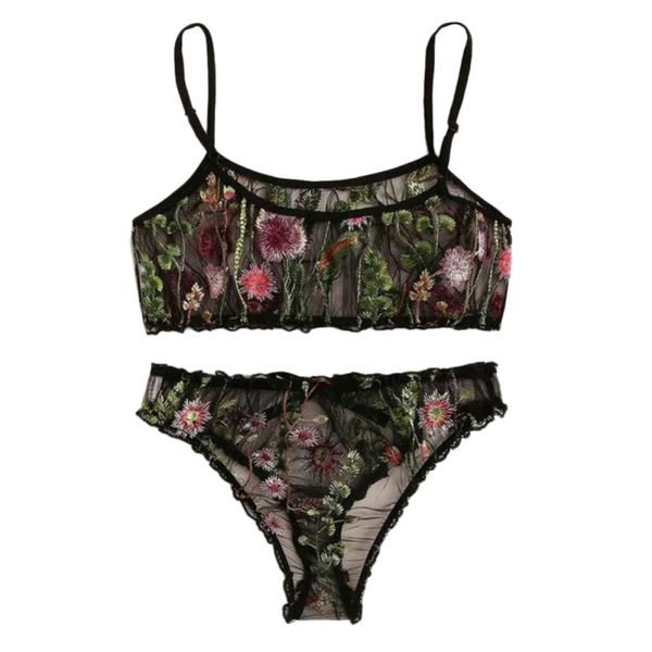 3pieces/lot women flower embroidery underwear sets lingerie lace floral bras lace mesh bra set, Red;black
3pieces/lot women flower embroidery underwear sets lingerie lace floral bras lace mesh bra set, Red;black