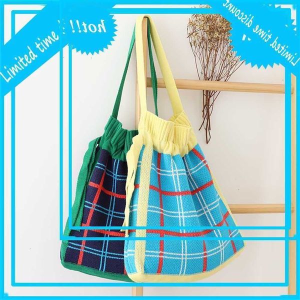 korean style checked wool handbag fashion knitted shoulder versatile large capacity pull belt tote bag
korean style checked wool handbag fashion knitted shoulder versatile large capacity pull belt tote bag
