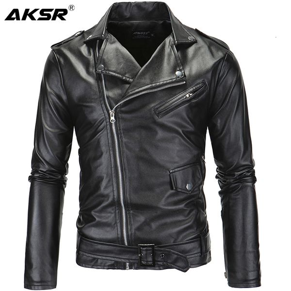 aksr men's leather jacket stand collar cropped diagonal zipper punk style casual slim jacket faux fur coat men size m-4xl 201201, Black;brown
aksr men's leather jacket stand collar cropped diagonal zipper punk style casual slim jacket faux fur coat men size m-4xl 201201, Black;brown