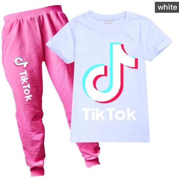 tik-tok t-shirt + pants 2pieces/set baby boys girls clothes for children casual outfits infant tracksuit 2021 spring kids clothing, White
tik-tok t-shirt + pants 2pieces/set baby boys girls clothes for children casual outfits infant tracksuit 2021 spring kids clothing, White