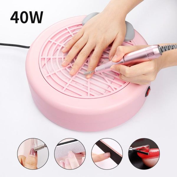 nail art equipment 40w vacuum cleaner round fan suction dust collector with 1pcs filter manicure machine salon tool, Silver
nail art equipment 40w vacuum cleaner round fan suction dust collector with 1pcs filter manicure machine salon tool, Silver