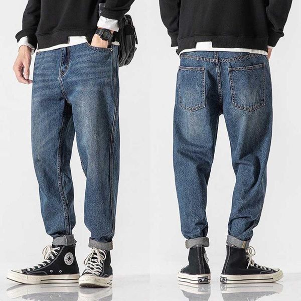 trendy japan style harem jeans men casual denim pants loose baggy hiphop trousers men clothing, Blue
trendy japan style harem jeans men casual denim pants loose baggy hiphop trousers men clothing, Blue