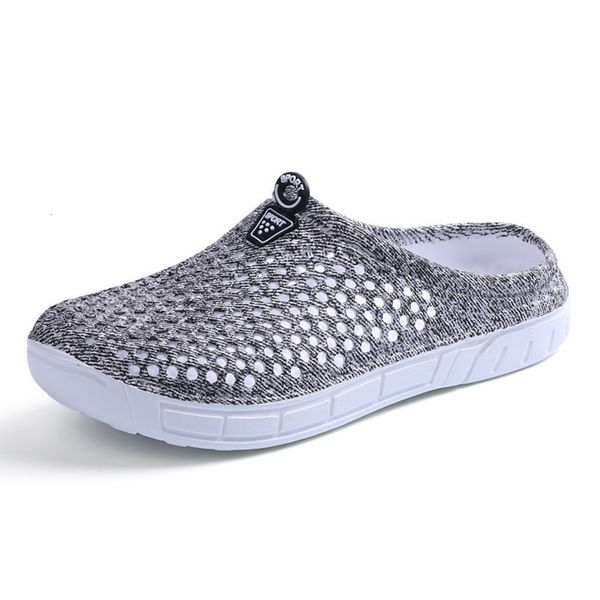 summer large size women's baotou hollow sand hole shoes antiskid breathable half slippers, Black
summer large size women's baotou hollow sand hole shoes antiskid breathable half slippers, Black