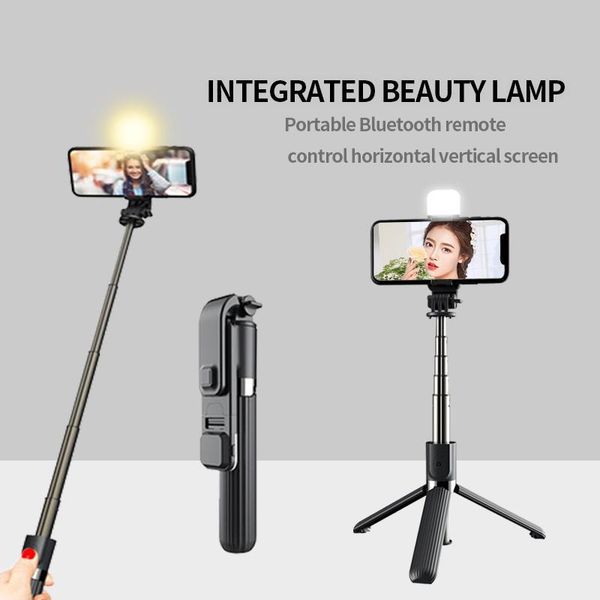 selfie stick bluetooth wireless tripod ring light fill-light foldable monopods with remote control for phone cameras stabilizer
selfie stick bluetooth wireless tripod ring light fill-light foldable monopods with remote control for phone cameras stabilizer