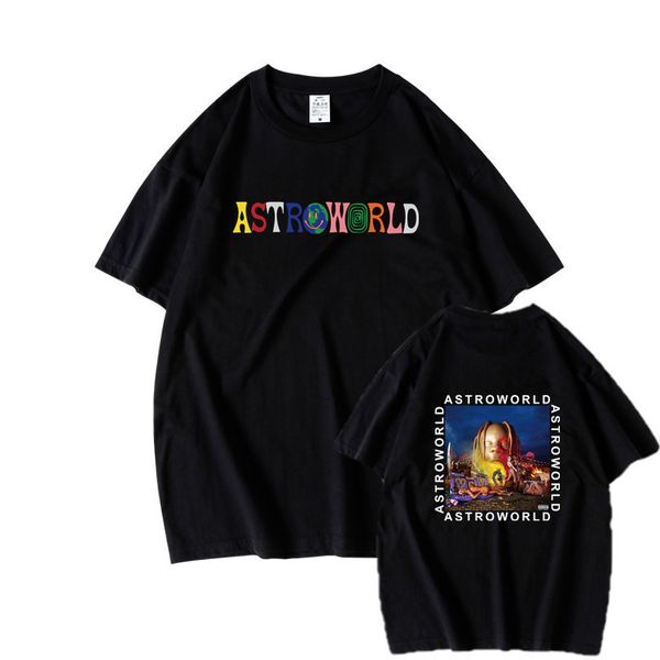 men's t-shirt with personalized printing pattern of american pop record astroworld, White
men's t-shirt with personalized printing pattern of american pop record astroworld, White