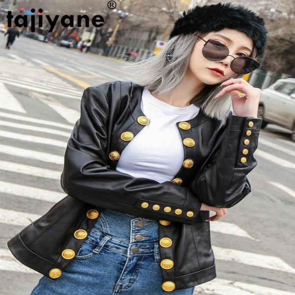 tajiyane women's leather jacket motocyle coats and jackets women clothes sheepskin coat female women's clothing 2020 j9072wpy5381, Black
tajiyane women's leather jacket motocyle coats and jackets women clothes sheepskin coat female women's clothing 2020 j9072wpy5381, Black