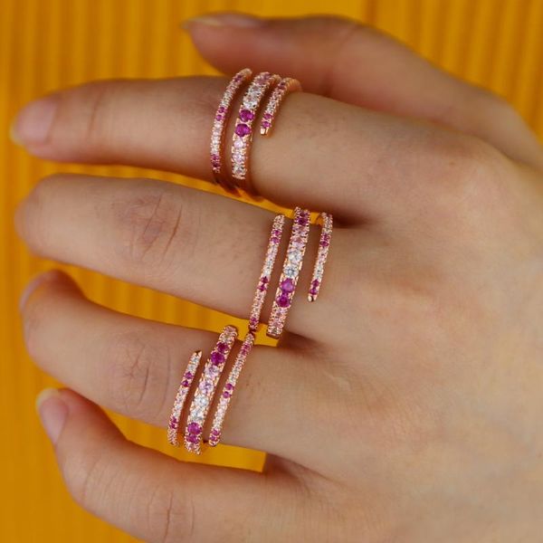 wedding rings multi band finger ring jewelry with red pink colorful cz snake shape for women lady gift, Slivery;golden
wedding rings multi band finger ring jewelry with red pink colorful cz snake shape for women lady gift, Slivery;golden