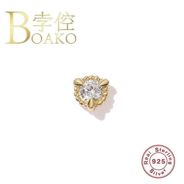 stud boako round mini zircon earring for women 925 silver earrings piercing girl fine jewelry pendientes gift, Golden;silver
stud boako round mini zircon earring for women 925 silver earrings piercing girl fine jewelry pendientes gift, Golden;silver
