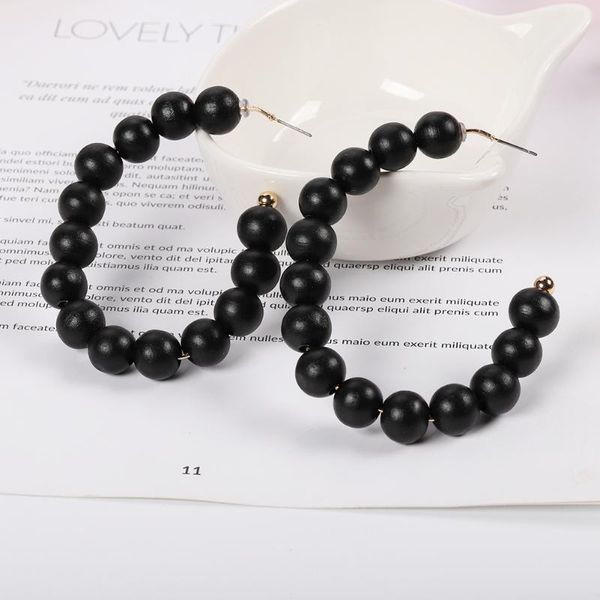 new design multicolored beads hoop earrings for women big geometric round piercing huggie earrings simple jewelry bijoux brincos, Golden;silver
new design multicolored beads hoop earrings for women big geometric round piercing huggie earrings simple jewelry bijoux brincos, Golden;silver