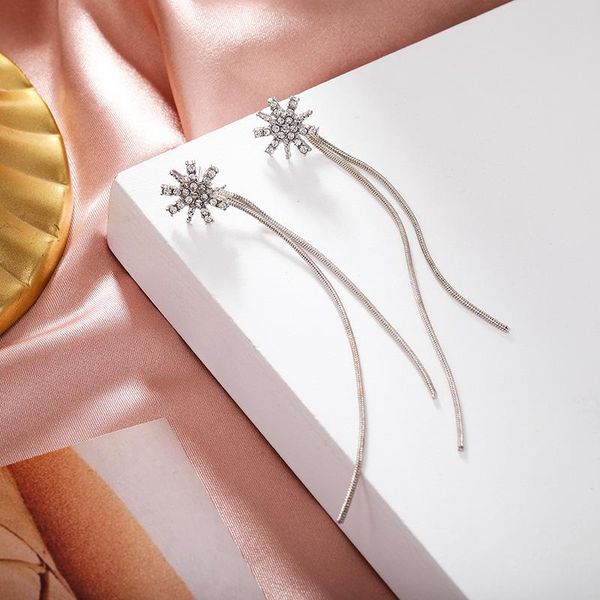 dangle & chandelier trendy elegant rhinestone long tassel earrings for women luxury crystal big drop wedding party jewelry, Silver
dangle & chandelier trendy elegant rhinestone long tassel earrings for women luxury crystal big drop wedding party jewelry, Silver
