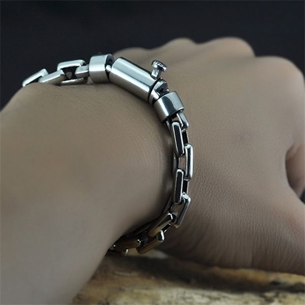 2020 new real s925 pure silver bracelet for men korean simple couple jewelry personality fashion thai silver men bracelet q1128 q1209, Black
2020 new real s925 pure silver bracelet for men korean simple couple jewelry personality fashion thai silver men bracelet q1128 q1209, Black