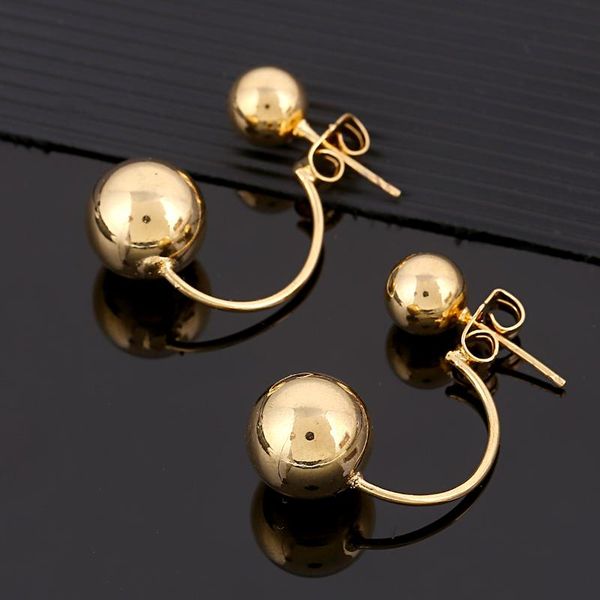 stud trendy gold color bead earrings for women girls african round ball ethiopian jewelry, Golden;silver
stud trendy gold color bead earrings for women girls african round ball ethiopian jewelry, Golden;silver