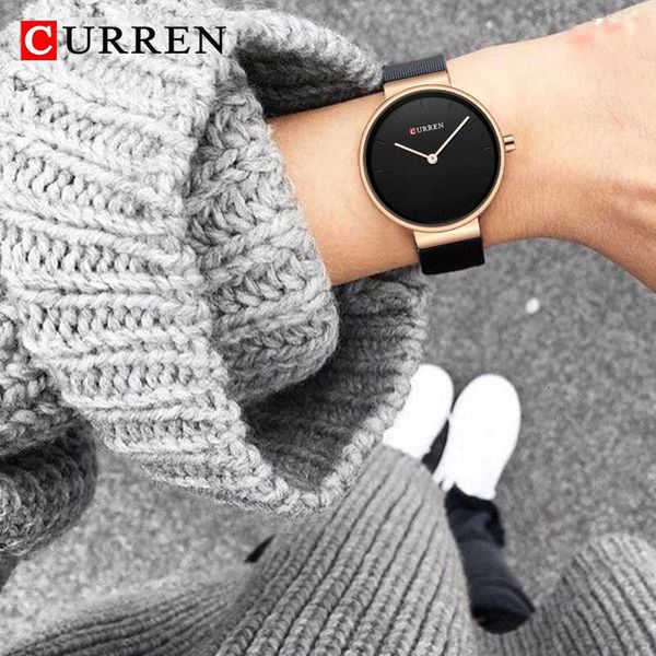 curren 9016 fashion blue ladies watches mesh stainless steel quartz watch women luxury simple wristwatches analog lady clock, Slivery;brown
curren 9016 fashion blue ladies watches mesh stainless steel quartz watch women luxury simple wristwatches analog lady clock, Slivery;brown