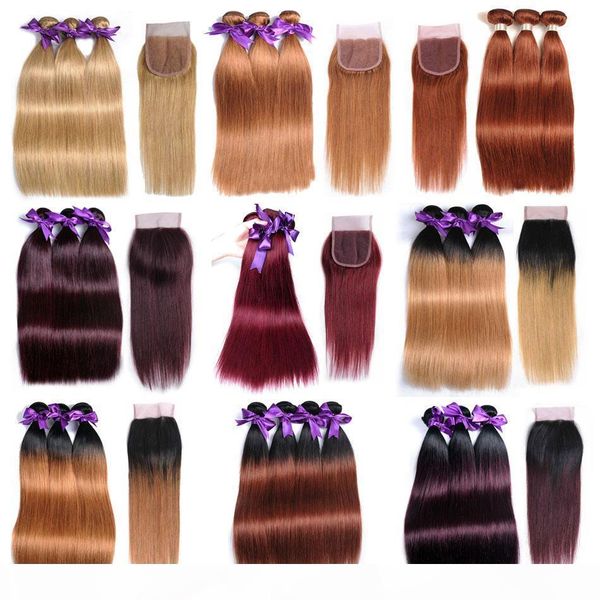 quality ombre human hair bundles with closure straight hair color t1b 27 30 33 99j bug burgundy red color closure with 3 bundles, Black;brown
quality ombre human hair bundles with closure straight hair color t1b 27 30 33 99j bug burgundy red color closure with 3 bundles, Black;brown