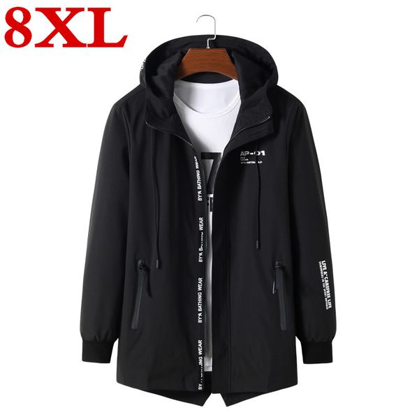 new spring autumn jackets plus size 6xl 7xl 8xl waterproof windproof men's leisure section coat jacket, Black
new spring autumn jackets plus size 6xl 7xl 8xl waterproof windproof men's leisure section coat jacket, Black