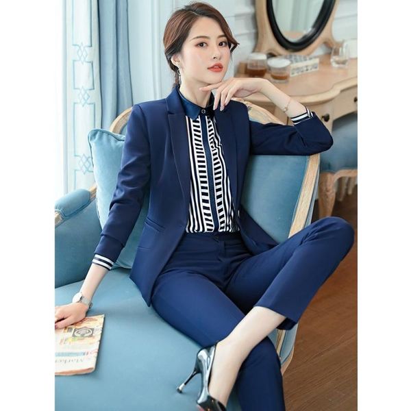 women's two piece pants ladies formal uniform designs business suits women office work wear 2 jackets and sets professional blazer, White
women's two piece pants ladies formal uniform designs business suits women office work wear 2 jackets and sets professional blazer, White