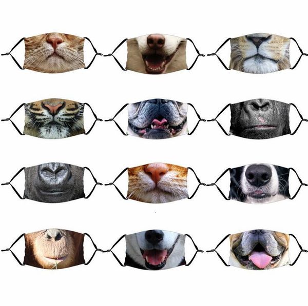 3d cartoon leopard animal dog printed mouth with pm2.5 filters for kids adults funny face masks reusable washable dustproof mask
3d cartoon leopard animal dog printed mouth with pm2.5 filters for kids adults funny face masks reusable washable dustproof mask