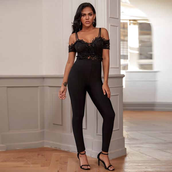 2021 the new ocstrade rayon black new woman fashion bandage overalls party at night e6gz, Black;white
2021 the new ocstrade rayon black new woman fashion bandage overalls party at night e6gz, Black;white
