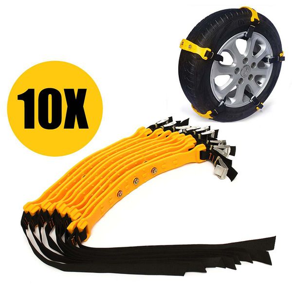 10psc winter car tire snow adjustable anti-skid safety double snap skid wheel tpu chains for truck car for dhl
10psc winter car tire snow adjustable anti-skid safety double snap skid wheel tpu chains for truck car for dhl